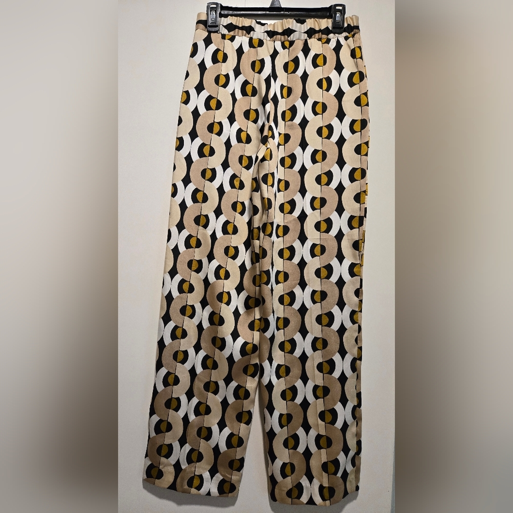 Zara Geometric Patterned Pants - Picture 3 of 4